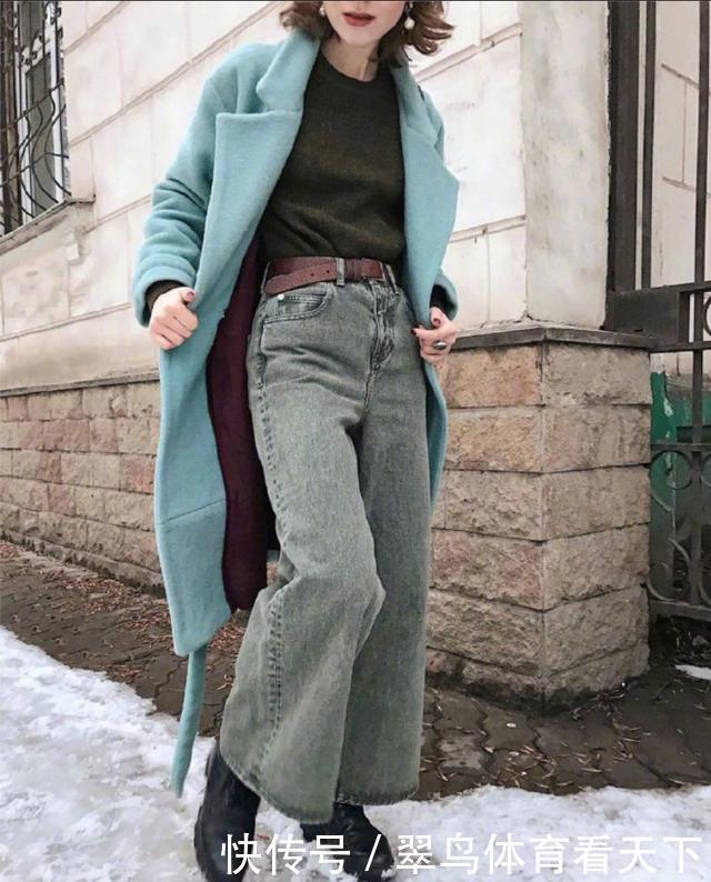 小个子别乱穿大衣,这位身高155博主就很厉害,照穿显高还时髦