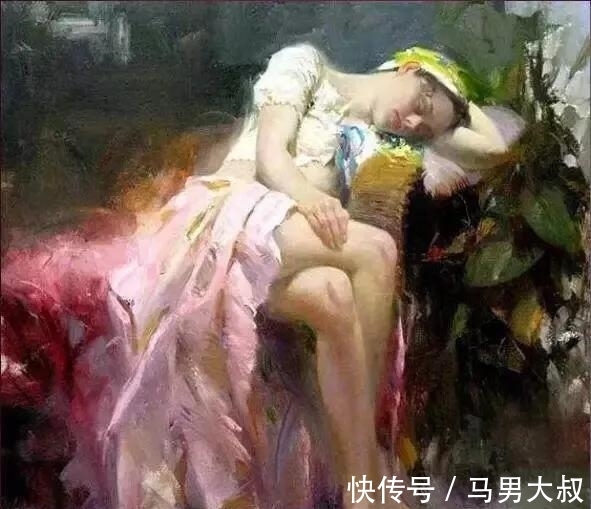 人物|在油画人体创作中,画面的色彩对于表达情感是不容忽视的!