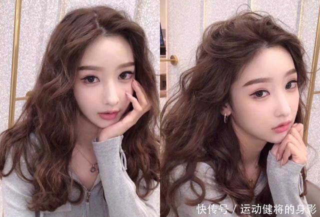 脸大|脸大女生的福音来了,试试今年流行的“海藻烫”发型,超显脸小