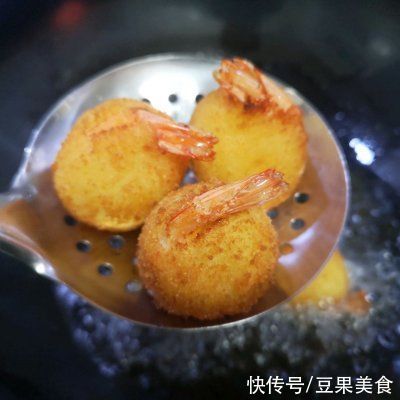  #福气年夜菜#团团圆圆黄金虾球