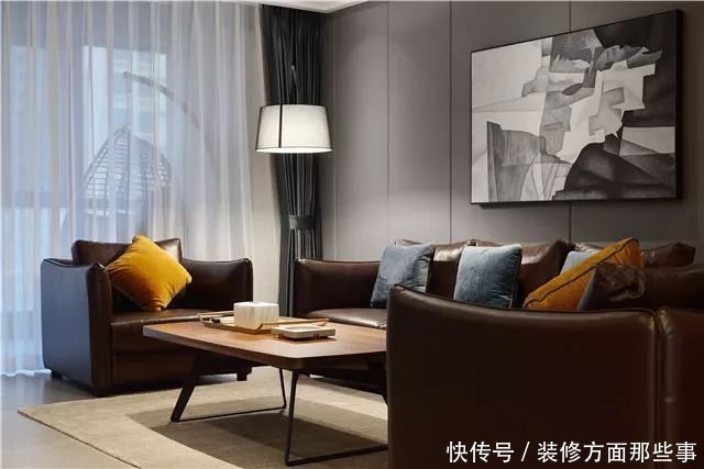 卧室|122平空间铺垫现代基调,一点摩登,一点不拘