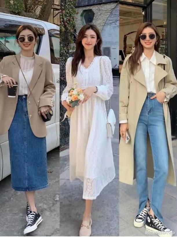 春天的小个子怎么穿更显高？这种搭配比例更好，很显高