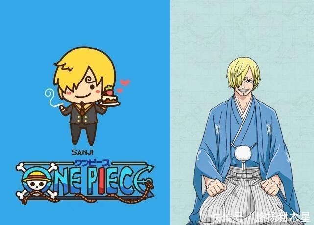 海贼王|海贼王身穿“传统和服”的草帽海贼团,索隆从头“绿”到脚真帅