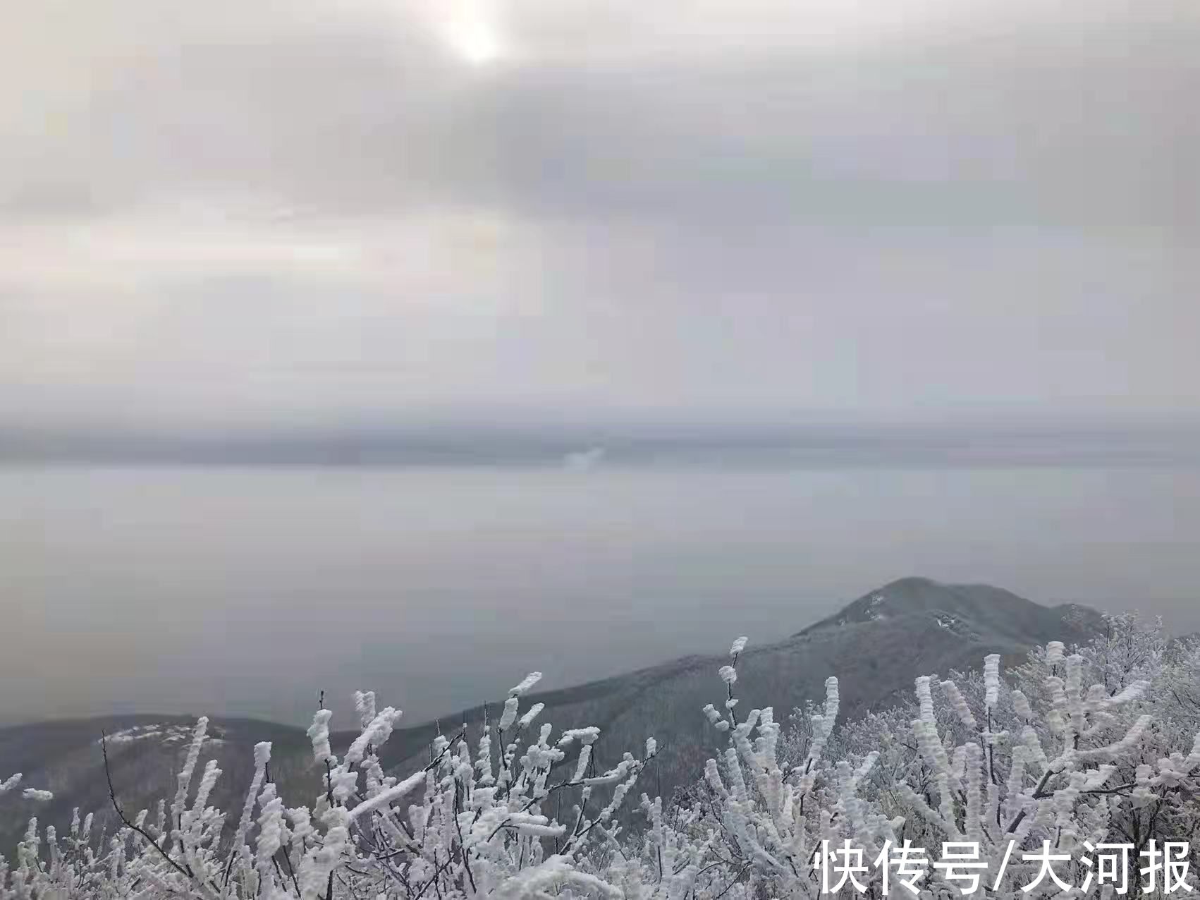 嵩山|罕见奇观 雾凇和云海齐现嵩山