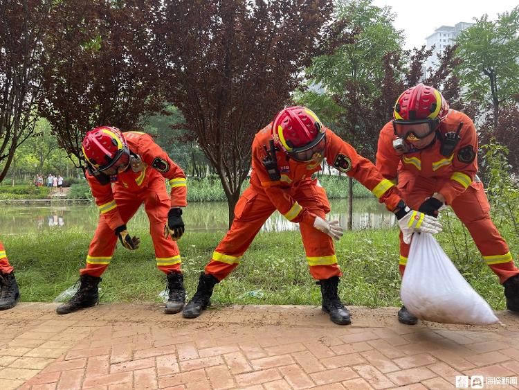 防汛|现场直击！德州消防指战员在河南开封投入防汛救灾工作