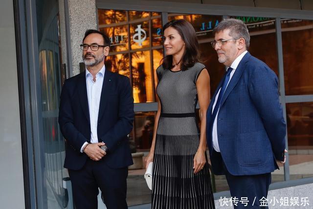 西班牙王后又穿这条“视觉诈骗”裙!同是王室,风格与凯特大不同