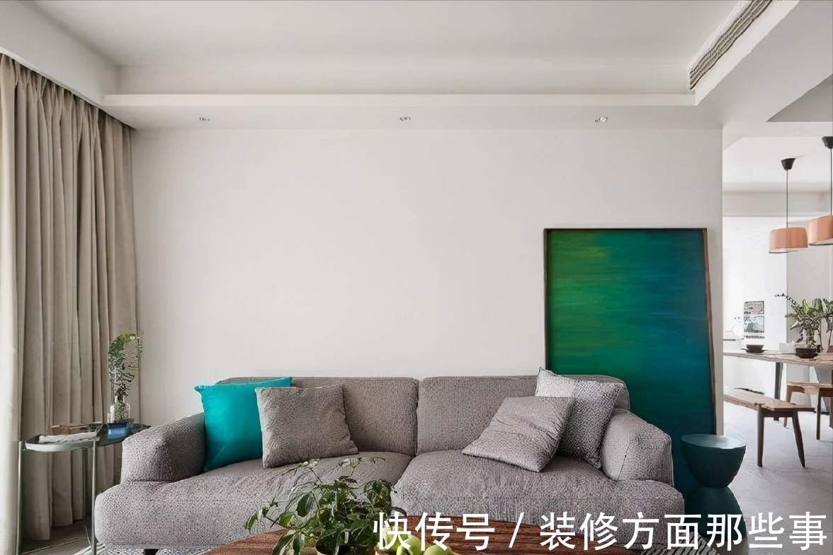 原木色|102平简约混搭风三居室,灰色与原木色就是那么舒服
