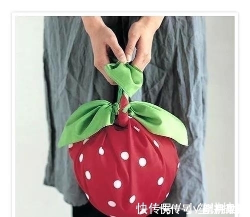 皮带子 一块布打两个结,变身大容量高颜值收纳包,几十种折法好强大