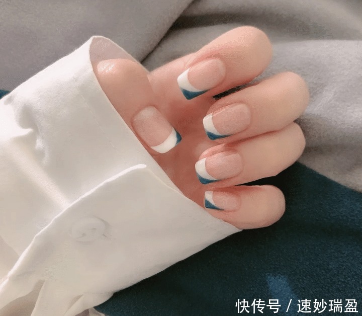 强迫症的克星—反法式美甲,优雅高级,入手不亏