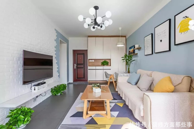 餐厅|66平现代风高端大气，客厅设计充满了情趣