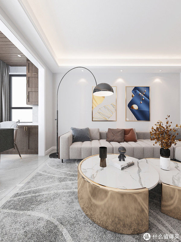 视觉效果|越来越多的人喜欢现代风装修,看了她家之后,我也爱上了,很舒适