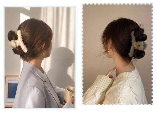 不管是什么款式，只要有了毛茸元素，整个人都变软萌了