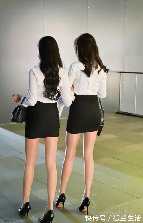 制服|百搭的衬衫遇上黑裙,塑造经典“都市丽人”气质