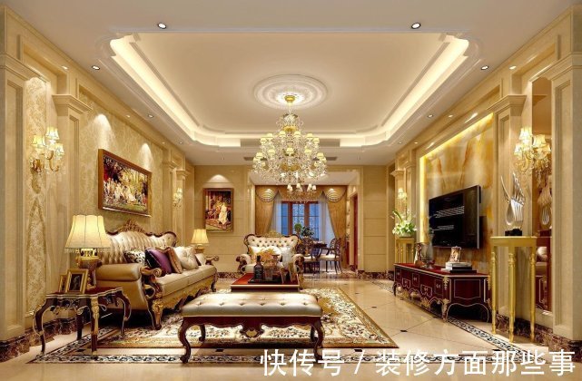 雍容华贵|156平欧式六居室，给人以富丽堂皇、雍容华贵的感觉