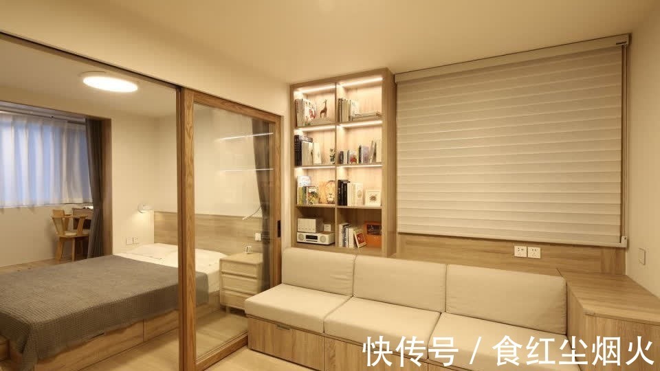 收纳|一家6口挤进56㎡小宅,虽小但布置却井井有条,生活过得十分幸福