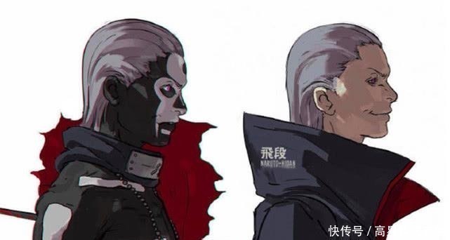 武士风|火影遇上“酷炫武士风”,鬼鲛瘦成“皮包骨”,小南秒变厌世女郎