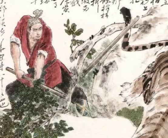 梁山!武松在宋江背后捅刀子,宋江为啥不敢杀他?看他背后的高手是谁?