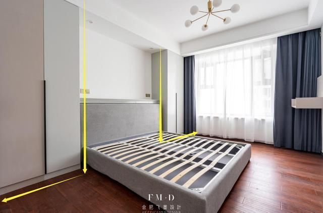 床头柜|衣柜不靠边装了，装床头一左一右，15㎡的卧室储物空间妥妥够了