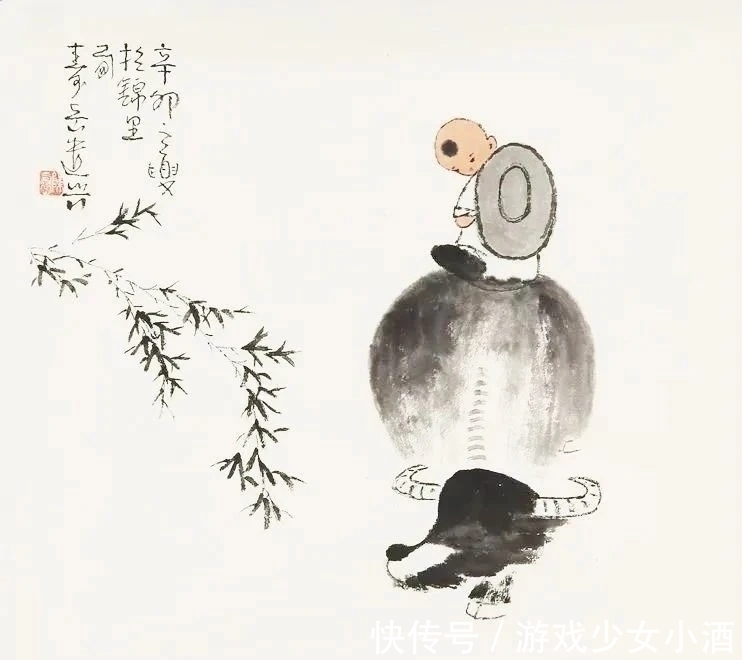 陈子庄@他贵为山水画大师的儿子,绕开中国画师承的最大忌讳,可敬可嘉!