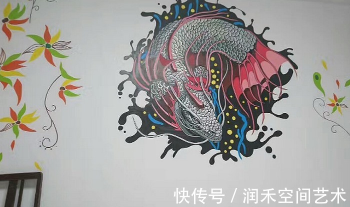 锯齿纹|墙绘的新时代潮流，彩绘在各种新介质上的尝试，是追求美的突破