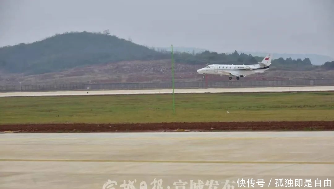 首架校验飞机今天降落!安徽又一机场即将