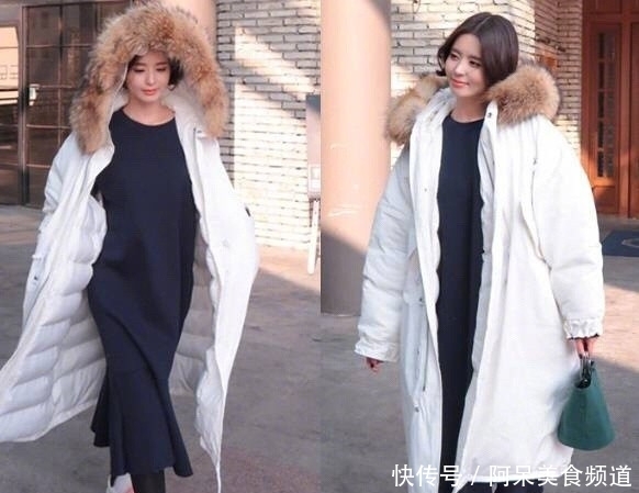 羽绒服搭配|不会搭配的看过来!155到167左右的女生,冬季这么穿美美哒