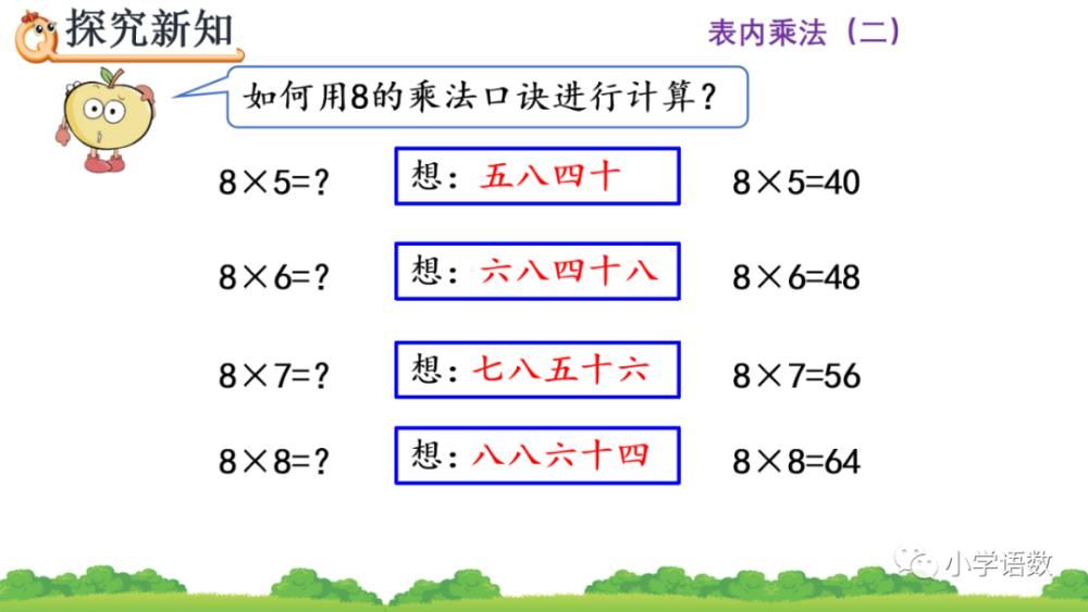 课件|人教版二年级数学上册第6单元《8的乘法口诀》课件及同步练习