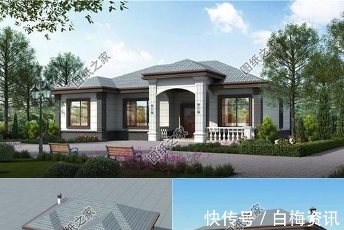 农村|5款四开间一层自建房,不大不小,要的就是住着舒服