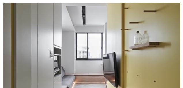 设计|40㎡两房一厅，全屋打满柜子，称得到上小户型“教科书”式设计！