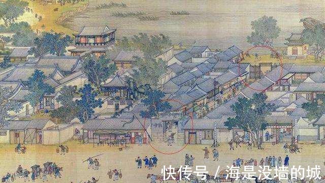 明本$以清明上河图宋本、明本、清院本三大版本对比,浅谈三朝城市区别