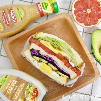 沙拉|这道沙拉三明治，分分钟光盘
