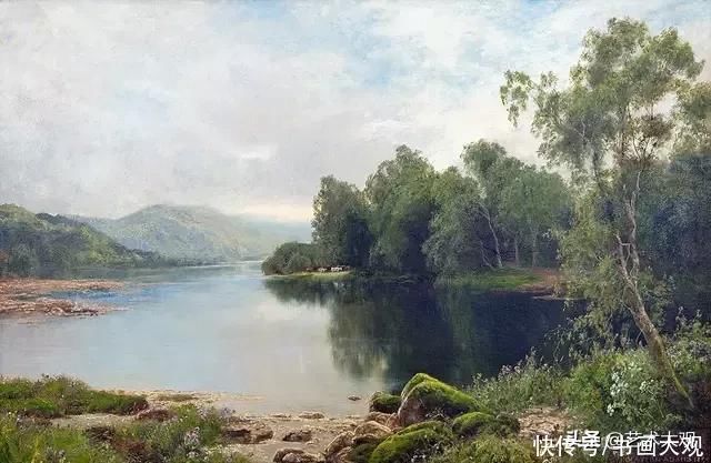 英国画家克莱顿·亚当斯风景油画作品欣赏