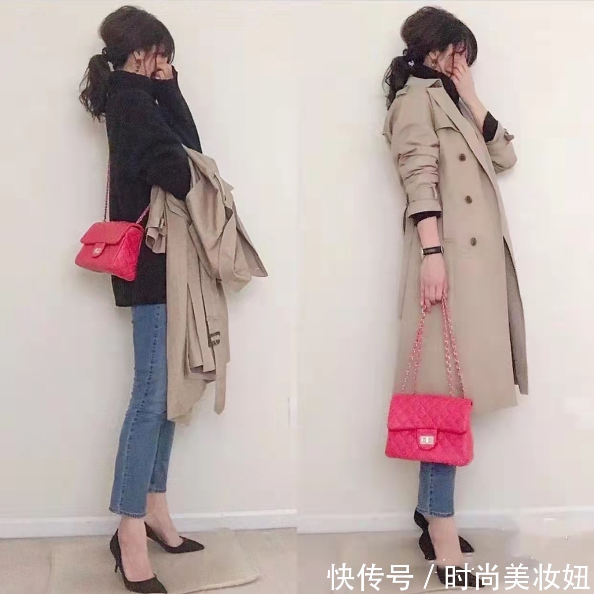 格纹|冬天毛衣怎么穿更显气质,试试“日系风”穿搭,洋气又高级