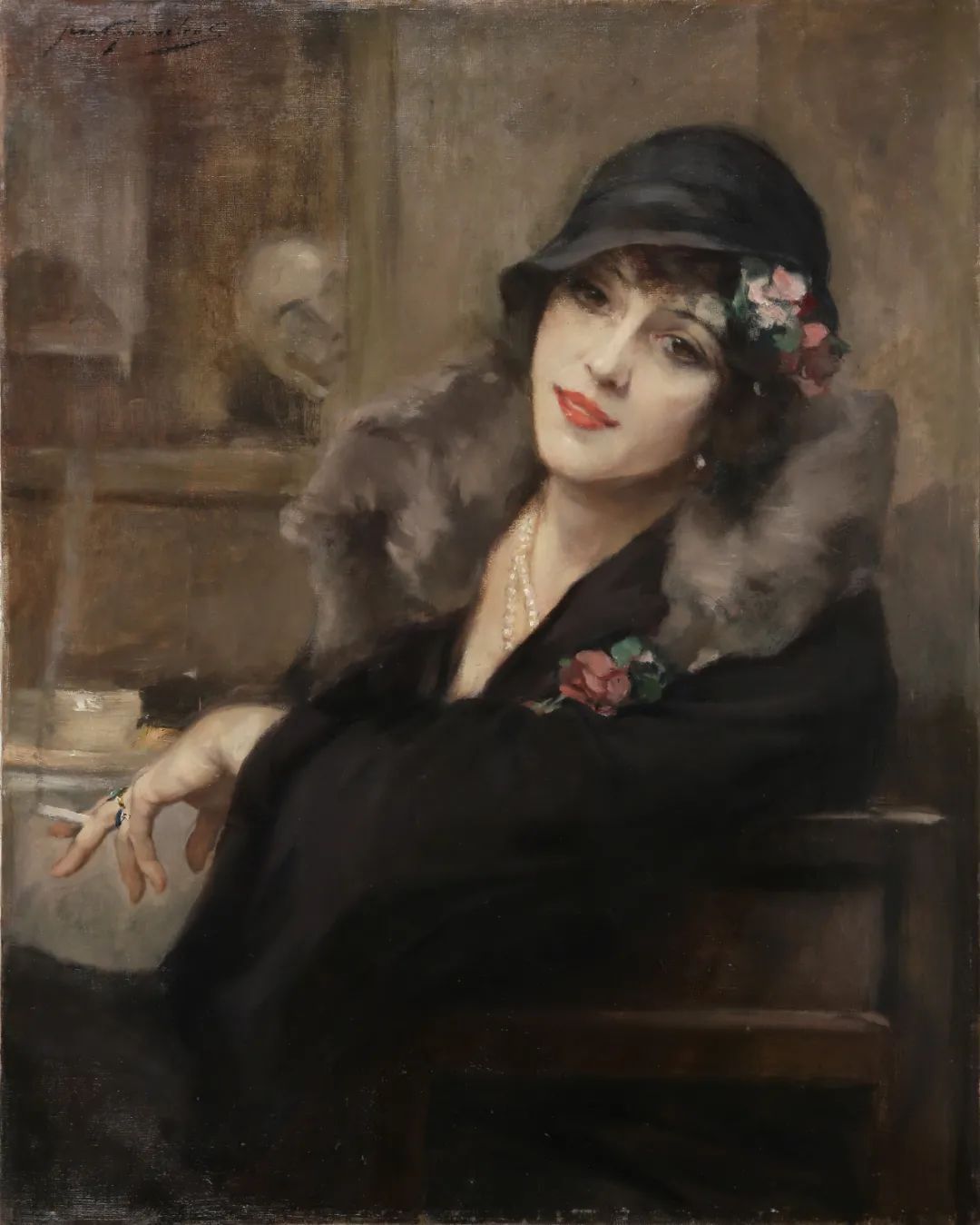 共济会@比利时艺术家古韦卢斯油画里的女子,有深度有内涵