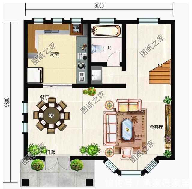 建筑|10万元二层农村房子，富有田园气息，成本低，父母都喜欢