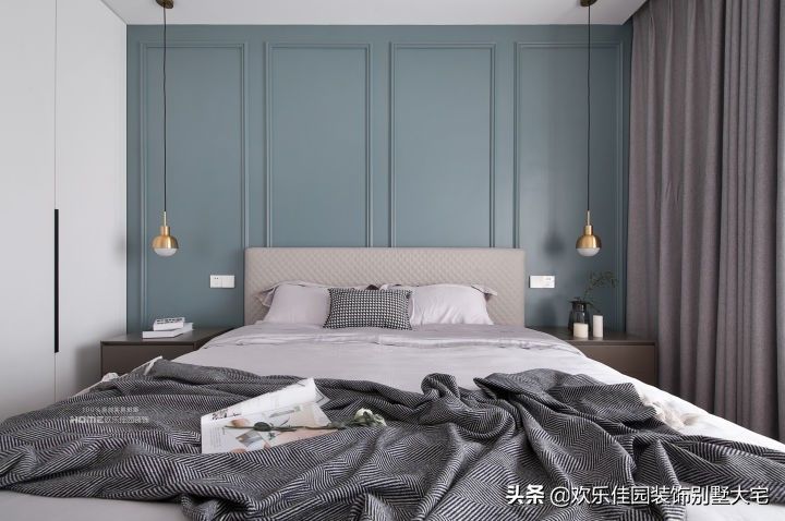 主卧|138m2简约三居，温暖精致，浪漫轻奢