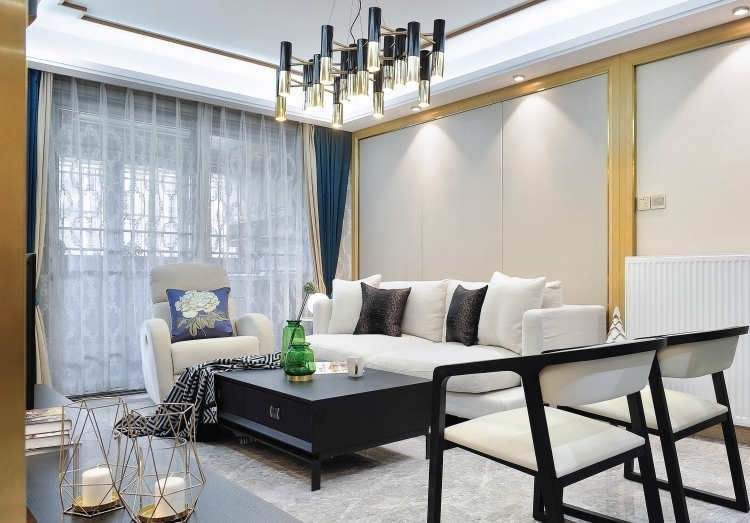 现代|夫妻二人大胆将两室改一室，70平之家也很宽敞，巧妙隔断值得学习