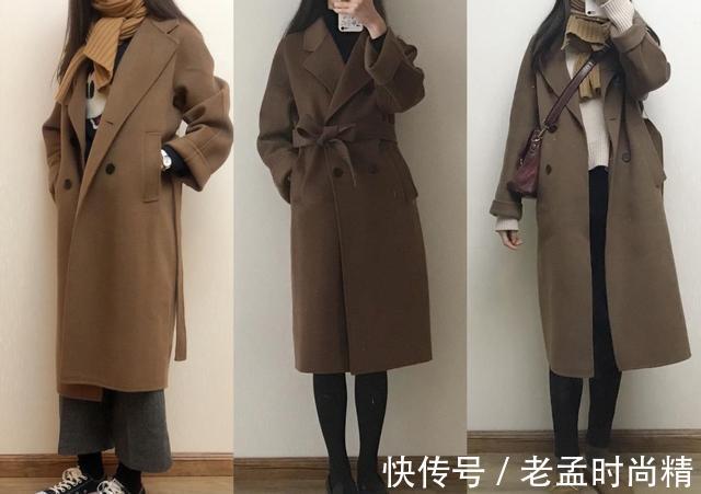 打底裤 爱美的女人冬天穿“大衣”,用“一衣多穿”方式,好穿又百搭