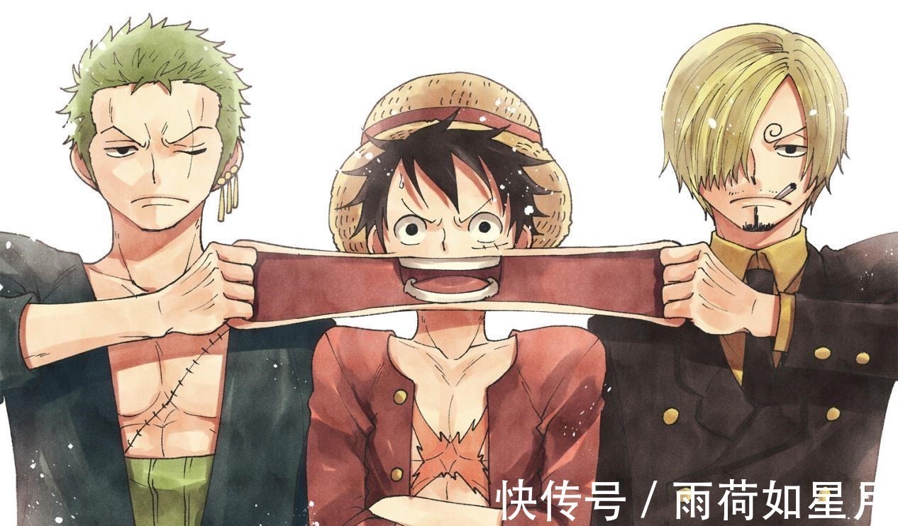 路飞|海贼王草帽团三大主力壁纸分享,三人版巨型大皇帝也有灵魂