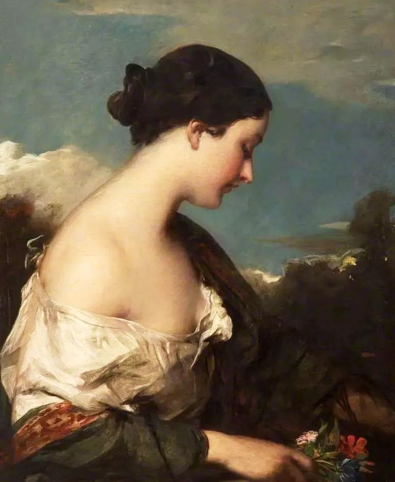 利奥波德|詹姆斯·桑特丨笔下维多利亚女子,润玉雕琢般柔美