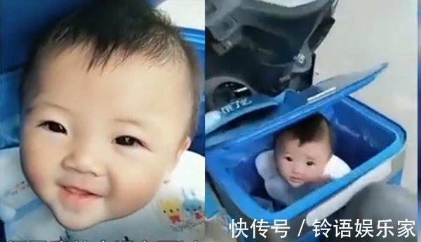 外卖箱|“外卖宝宝”2岁了,6个月大就陪爸爸送外卖,今笑容依旧灿然