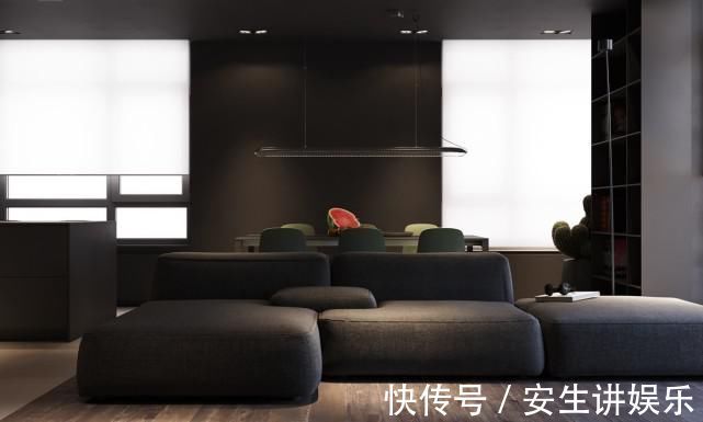 漂亮|灵活的深灰色的现代装饰设计,大气又漂亮