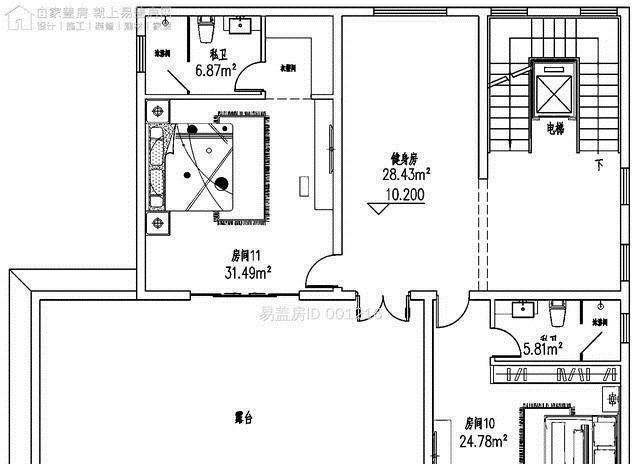 平面|农村盖房单单主体就花费百万,4层带地下室,10卧室这得住多少人