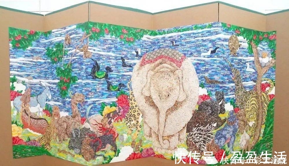 最后的晚餐#日本90后女生,辞掉工作,用450卷胶带手“撕”世界名画!