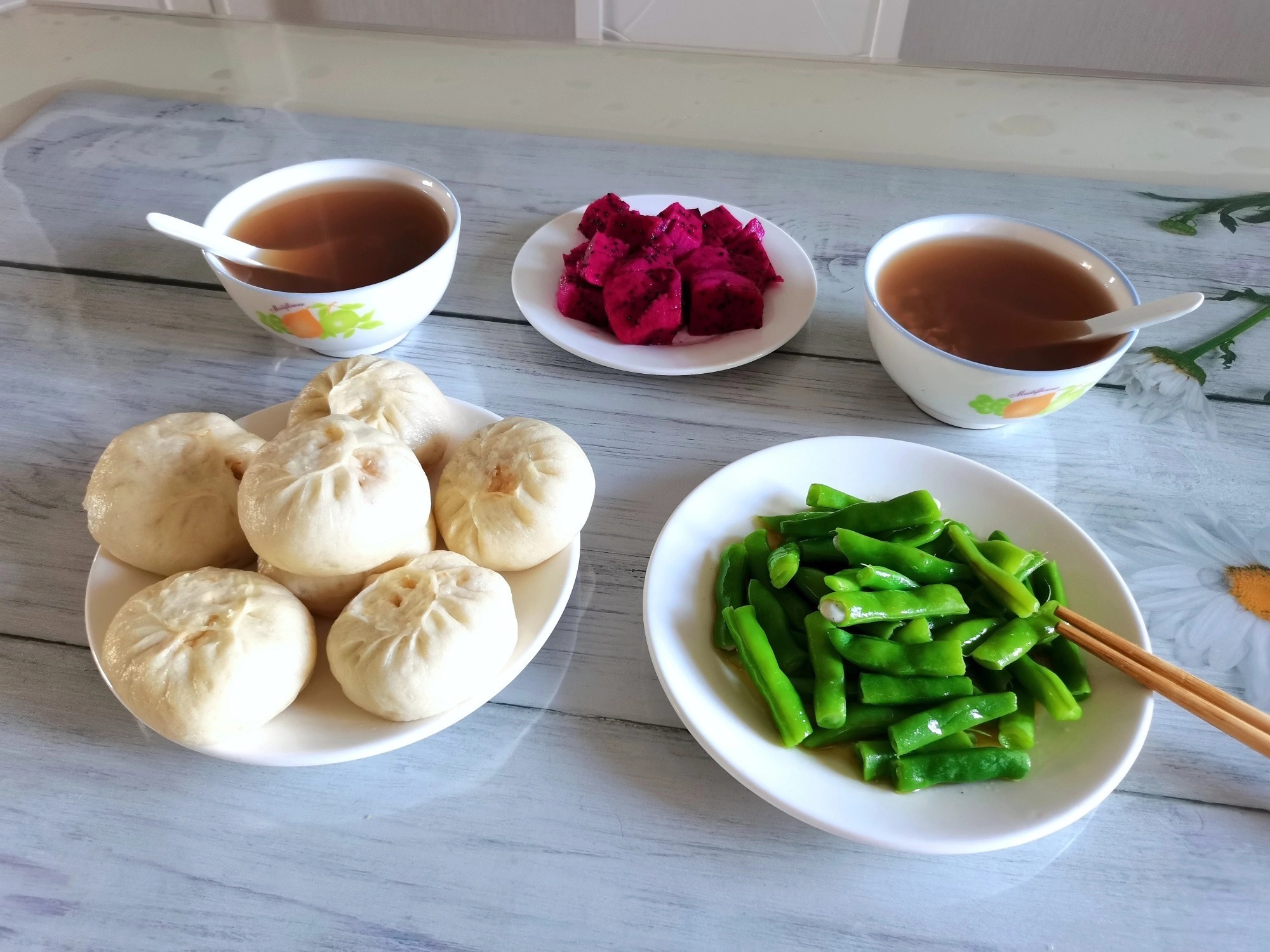 紫薯|晒我家5天清凉早餐,三伏天这样吃早餐,不热舒服