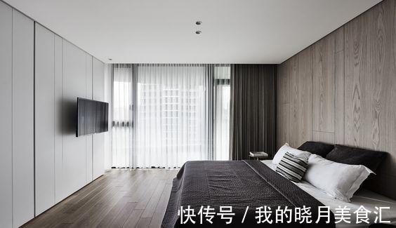 书桌|现在不流行床头柜了!在床后打排柜子,向外延伸还能多做个书桌