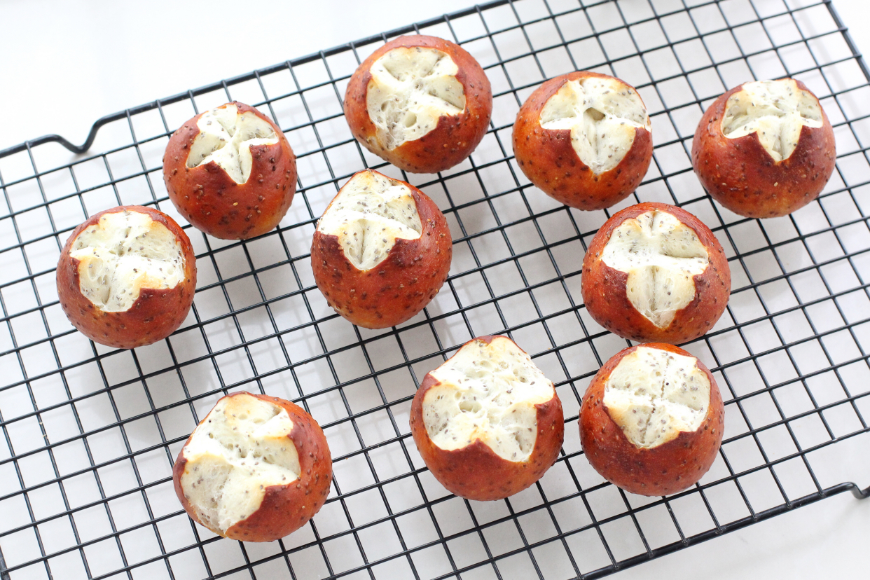 自制低脂碱水球，无糖无油营养十足，饱腹感强适合减肥人群食用！