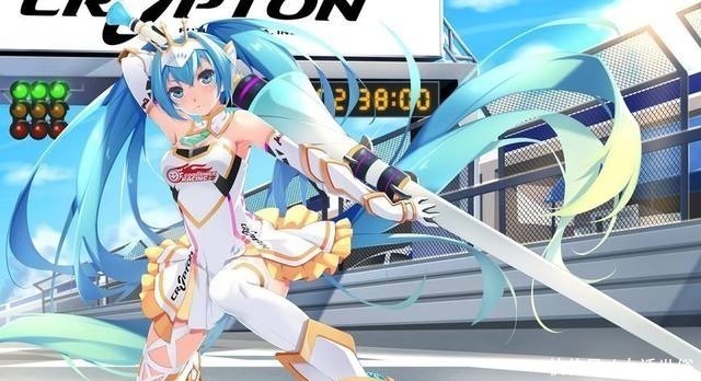 动漫|6张赛车女郎版初音未来,从来没有发现公主殿下可以这么帅!