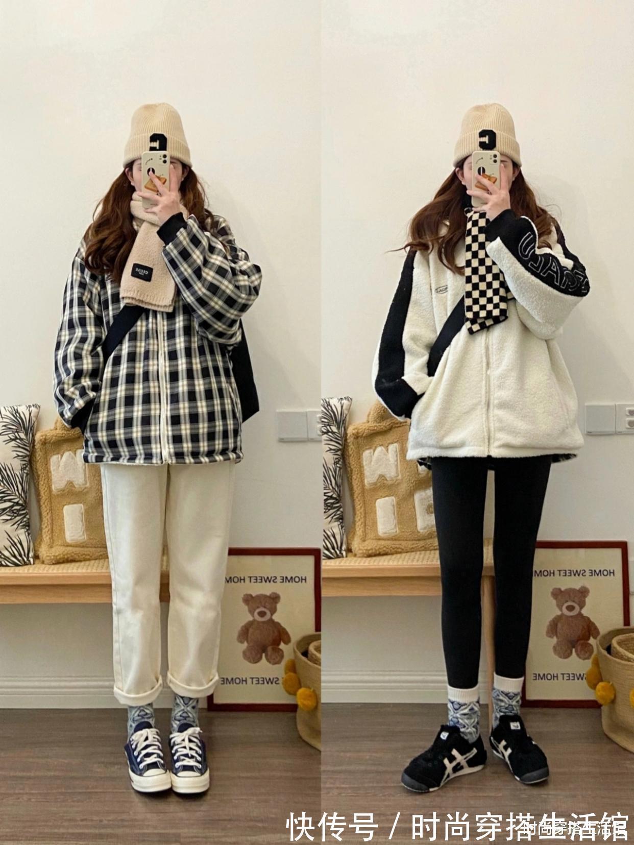 破洞牛仔裤|又降温了,裤子真不用买太多,这几种“暖暖裤”,御寒保暖又时尚