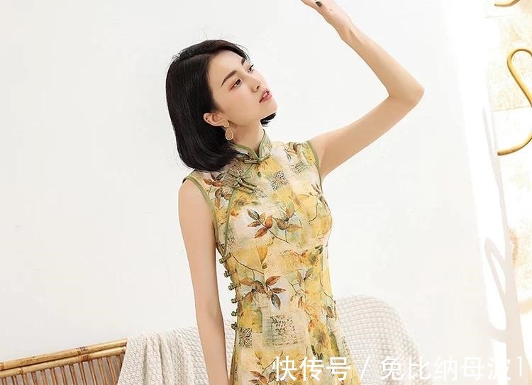 形体|今夏流行的旗袍裙,时尚优雅,塑造女人形体美!